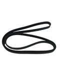 Heavy Duty Tensioner Pulley V Belt Kit For Benz W169 W245 A180 A200 2.0L V4 Engine Slams In Tight With Zero Trim And Locks Down Tough Against Heat Or Cold Smooth Ride For Drivers Wanting Max Performance And Zero Hassle Ever Again. black V-belt on white background