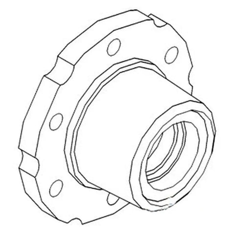 Diagram of front wheel hub replacement for tractor models 584 585 595 674 684 685 695 784 884 885 895 995 Hydro 84