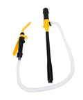 Compact Mingzhe Emergency Fuel Extractor Pump For Gasoline Transfer Handles Kerosene With Ease, portable siphon tool in black and yellow.