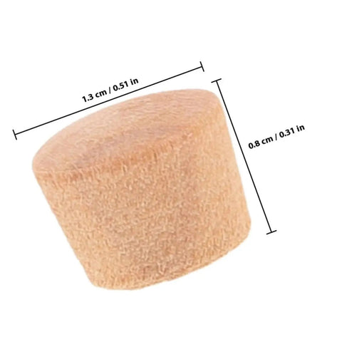 Wood Plugs Set For Carpenter Bee Holes, 0.51 inch diameter natural finish wood piece, DIY woodworking, Home Improvement