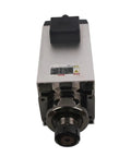 Heavy Duty 12KW Air Cooled CNC Spindle Motor Featuring ER32 And ER40 Collets front view showcasing precision and robust design.