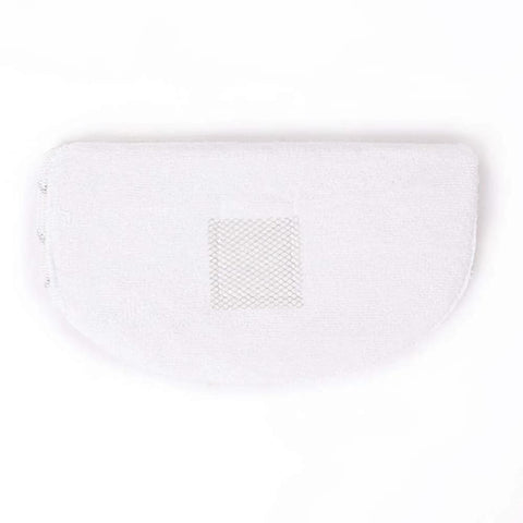 BonusLife white microfiber steam mop pad, front view, compatible with Bissell PowerFresh 1940/1806
