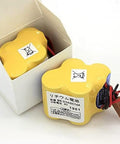 40 Pack 6V 4400mAh BR-2/3AGCT4A Non-Rechargeable Lithium Battery With Brown Plug For Fanuc A98L-0031-0025 CNC System