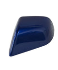 Fresh Blue Driver Side Mirror Lower Cover Trim For Tesla Model 3 Left Exterior Rearview Base Cap Aftermarket Auto Parts Dope Finish Tight Fit Smooth Ride Glow angled view showing sleek blue finish.