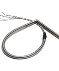 Top Shelf Two Pack L Shape Cartridge Heater Right Angle Industrial Heating Element Rock Solid Build Steady 500 Watt Electric Rod For Precision Mold Work 220 Volt Smooth Operator with metal coil and wiring.