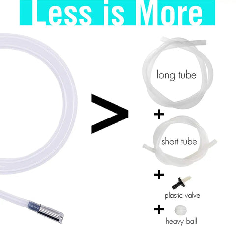 47 Inch Soap Dispenser Extension Tube Kit With Upgraded Metal Check Valve And Anti Leak Gravity Ball Prevents Backflow No More Refills