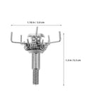 Close-up of Stainless Steel Archery Arrowheads Set 8 Piece Judo Broadheads for Hunting and Small Game Pro Grade Screw In Tips