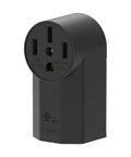 Heavy Duty Nema 14-50r Receptacle 50amp 125/250v 3 Pole 4 Wire Surface Mount Outlet UL Listed For Ev Chargers Rv Hookups Galvanized Steel Indoor Black view