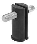 Heavy Duty Bearing Race Puller For Motorcycle Steering Neck Removal Tool Universal Fit One And One Eighth Inch To Two And Five Eighths Inch Durable Metal Autocycle Maintenance Gear Built For Ride Ready Pros And Weekend DIYers showing threaded bolt and metal jaws