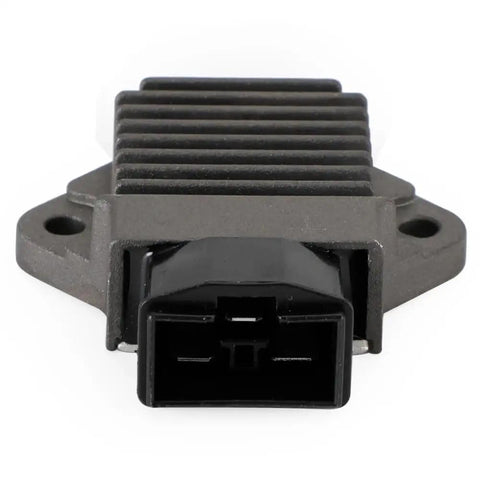 12V Ignition Kill Switch Module Fits 4 To 25HP Rig Outboards Runs Fast Without Extra Relay Compatible Cross Numbers Match Stock Housing Fix Boat Electronics Quick Easy Upgrade Marine Gear Rip All Season Plug In Swap black plastic marine connector module front view
