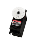 HS-625MG Heavy Duty Competition Servo with all-metal helical gears for RC cars and planes, shown from above with white gear
