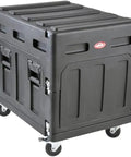 Mighty Gig Rig With 14U Top Rack And 6U Front Rack Built In Pedestal And Optional Rear Rack Rails For Deep Mixers Tough As Nails