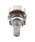 B500K Mini Metric Split Potentiometer for Electric Guitar Bass Pro Grade Nine Point Five Millimeter Shaft Linear Taper Close-Up