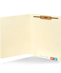 End Tab File Folders With Bonded Fasteners, Open Shelf Filing, Letter Size Manila, 50 Count, Easy Label Viewing At A Glance