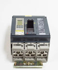 Dead Simple 600 Volt Heavy Duty Molded Case Circuit Breaker Delivering 1200 Amp Capacity For Class 612 Panelboards showing front view with control panel and terminals.
