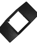 Carbon Steel Fence Pad For Warehouse Protection With Tool Free Install, Heavy Duty Fence Pad To Guard Equipment In Industrial and Storage Settings, black 19x8.5x5.5 cm