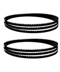 Heavy Duty Carbon Steel Bandsaw Blades 2 Pack 2215 mm Replacement Wood Cutting Tools compatible with DW876, 16mm width.
