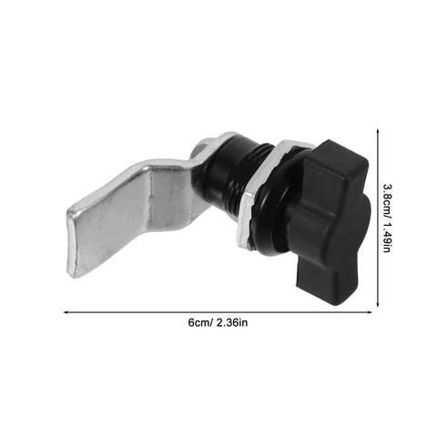 Black T Handle Cam Lock For Cabinets And Boxes Easy To Install And Use Made From ABS And Metal Real Solid Offset Keyless Cylinder