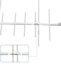 Beast Dual Band VHF UHF Yagi Antenna For Ham Radio 144 MHz And 430 MHz 9.5 dBi To 11.5 dBi Gain 100 Watt Power Handling