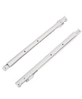 Heavy Duty Drawer Slides With Full Extension And Ball Bearing Rails For Cabinets Kitchen And Office Desks Pro Grade Smooth Steel Drawer Track Pair In 16 Inch Length 40 Cm, shown in white background.