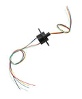One Piece 22mm Capsule Conductive Slip Ring With 6 Channel 2A Rotary Joint For High Speed Dome And Stage Light Applications