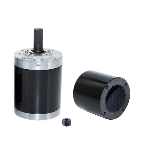 Beefy 42mm Planetary Gearbox Reducer Built Tough For Serious High Torque Loads With Durable Steel Gears delivering speed reduction and smooth motion.