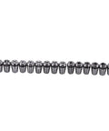 Thonlai 15 Pieces ER11 Spring Collet Set For CNC Milling Lathes High Precision Tool Holder Grip With Separate Storage Containers And Labels For Stable Performance, shown in a lined arrangement.