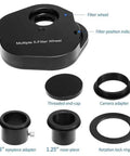 Eyepiece Wheel for 1.25 and 2 Inch Telescopes with 5 Filter Carousel Includes Moon and Planetary Filters and Accessories