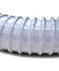 Close-up of One And A Half Inch By 10 Ft Vac U Flex Hose With Smooth Interior For Maximum Airflow And No Clogs Anti Collapse Coated Spring Steel Wire Helix