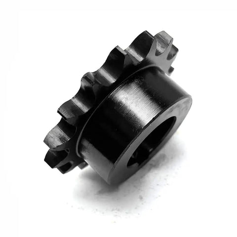 Heavy Duty Hardened Chain Sprocket 1 Inch Bore 15 Tooth 45# Steel Gears For Industrial Truck And Machine angled view