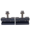 Turning And Facing Lathe Tool Holder Set For Quick Change Tool Post Includes Four Tool Holders And One Lathe Burnishing And Rolling Tool