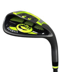 Roswell 56 Degree Wedge With Steel Shaft Conforms To Rules Of Golf In Dope Green Finish close-up of club head design