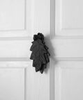Oak Leaf Cast Iron Door Knocker Built Tough In Rustic 6 Inch Front Door Hardware With Rust-Resistant Powder Coat Finish And Mounting Screws
