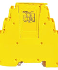 Surge Protection Device SD32MXX for Control Signal Line Guard, yellow industrial surge protector front view.