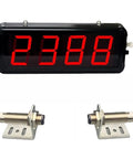Hella Relentless Dual Laser Digital Counter Meter With Big LED Screen And 20 Meter Tracking Range That Tallies Up To 999999 Pieces showing red digital display and twin laser sensors.