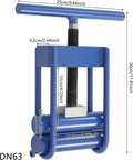 Manual Pipe Squeeze Off Tool For PE PVC PPR PP Pipes 0 To 63mm Clamp Portable Shut Off Tool Built From Durable 45 Steel