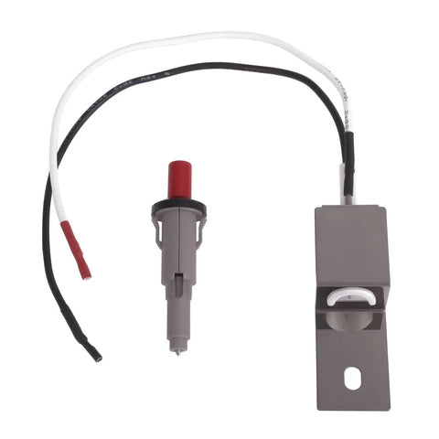 Piezo Push Button Igniter Kit For Q100 Q200 Grill Replacement Spark Module with wires visible