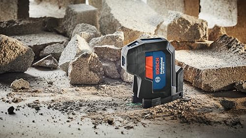 Green Beam Self Leveling Alignment Laser Pro Grade With Plumb And Level Point Projection on construction site