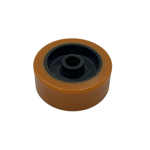 Drive Wheel Replacement for Electric Pallet Jack That Handles 3300 and 4400 lbs Capacity Built Tough Smooth Roll Easy Install Durable Build 1 Pack Heavy Duty brown polyurethane drive wheel