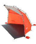 Lightweight Beach Shade Tent With Pre Attached Poles Large Sun Shelter For Sand And Sun Easy Setup Extended Floor And Roof Rear Vent