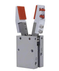 Cylinder V Shaped Gripper For Mechanical Arm Parallel Fixture 10C 16C 20C With Silicone Outer Support And Inner Clamp Color 2
