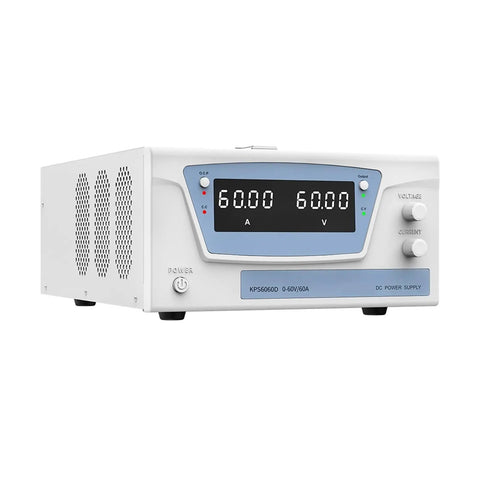 Beefy 60V 60A Adjustable DC Power Supply For Lab And Repair Shops With Stable Output 220V Input And Overcurrent And Overvoltage Protection Designed For Pro Electronics Workbenches, front view