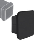 2 Inch Trailer Hitch Cover Black Rubber Tow Receiver Tube Plug Cap Universal 2x2 Square Receiver For Class 3 4 5 Trucks SUVs Cars Fits Most Hitches Weatherproof