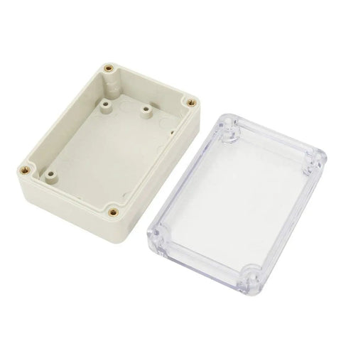 Open See Through Junction Box Clear Cover Waterproof IP65 ABS Enclosure Outdoor Project Case 83x58x33mm with detached lid