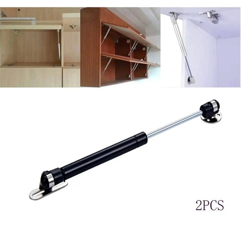 Heavy Duty 30N Gas Spring Cabinet Hinge Lift Support Kit 6 Inch Soft Open Damper For Cabinet Doors Stainless Steel Nylon Core Easy Install Telescoping Door Rubber Head 2 Pack
