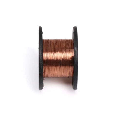 Spool of 0.1mm enamel copper soldering wire, 10 meters long, for mobile phones, PCs, and laptops precision PCB repair tool.