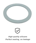 Two Pack Blender Replacement Parts Kit With Ice Crusher Blades And Four Rubber O Rings Sealing Gaskets For Home Kitchen Blenders close-up