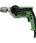 Side view of One-Half Inch Corded Drill With Nine Amp Motor Built To Last Variable Speed Trigger 0 To 850 RPM Model D13VF