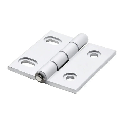Heavy Duty Aluminum Butterfly Hinge For Doors Windows And Cabinets 62mm Wide 47 63 79mm Length Options 150 N 180 N 220 N Load, white finish