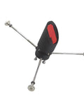 Reflector Telescope Secondary Frame with Polypropylene Base and Brass Fasteners for Secure Mounting in Newtonian Setups